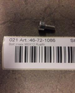 Bolt Insex M6x12 SST